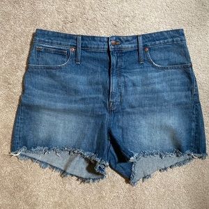 Madewell jean shorts